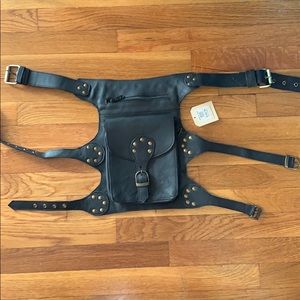 Genuine Leather Earthbound Leg Holster Bag